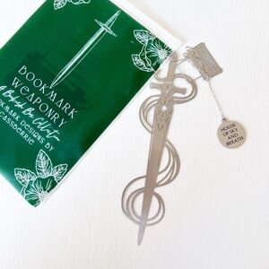 Crescent City Silver Sword Bookmark Bookish‎ Box Weaponry